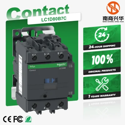 Schneider Electric New Original LC1D80B7C TeSys Deca Deca LC1D Three-phase Three-pole Contactor