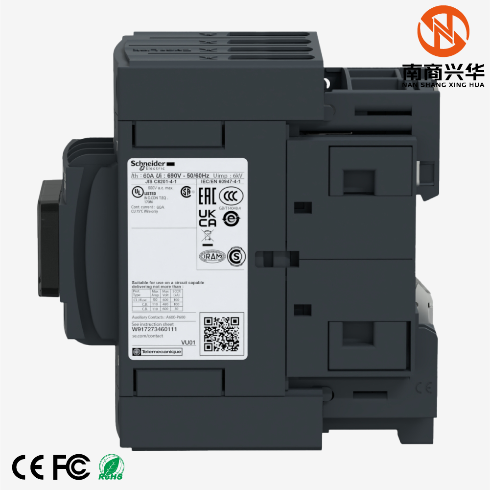 New original LC1DT60AE7 Tesys Deca 4-pole contactor, suitable for furnaces with no or light load and resistance - Image 2
