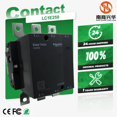 Schneider Electric's brand-new original LC1E250 TeSys E 250A 3P AC contactor