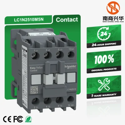New Original Contactor 220V 25A Easy TeSys Control Series LC1N2510M5N 220V 3P Contactor Coil