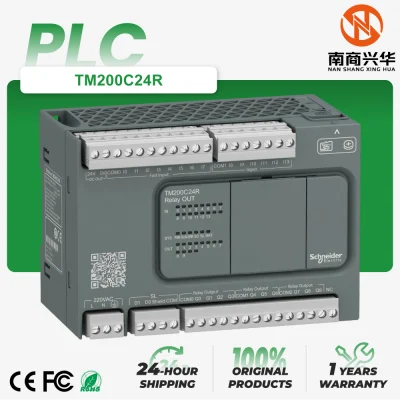 Schneider 100% original new TM200C24R M200 series 24 input/output relay 24V DC compact PLC