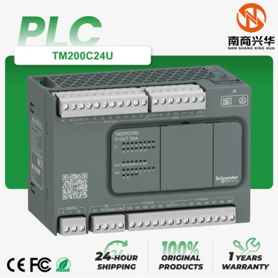 Schneider New Original 1-Year Warranty Modicon M200 PLC Controller TM200C24U Programmable Logic Controller