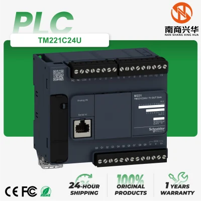 100% original brand new Schneider TM221C24U Modicon M221 24 input/output compact PLC programmable logic controller