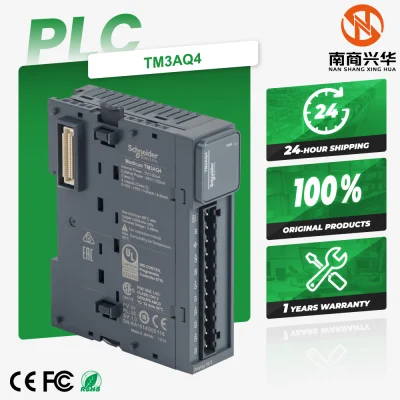 Schneider's new original TM3AQ4 Modicon TM3 series four channel PLC extension TM3AQ4 analog output module