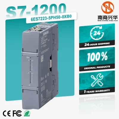 SIMATIC S7-1200 G2: SM 1223 Digital I/O, 8DI/8RLY; Input: 8x DI 24V DC sourcing/sinking; Output: 8x DO relay 2A