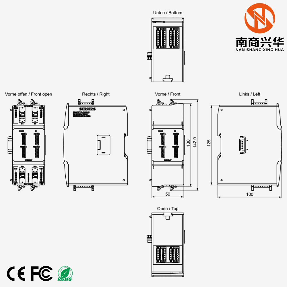 SIMATIC S7-1200 G2: SM 1223 Digital I/O, 8DI/8RLY; Input: 8x DI 24V DC sourcing/sinking; Output: 8x DO relay 2A - Image 2