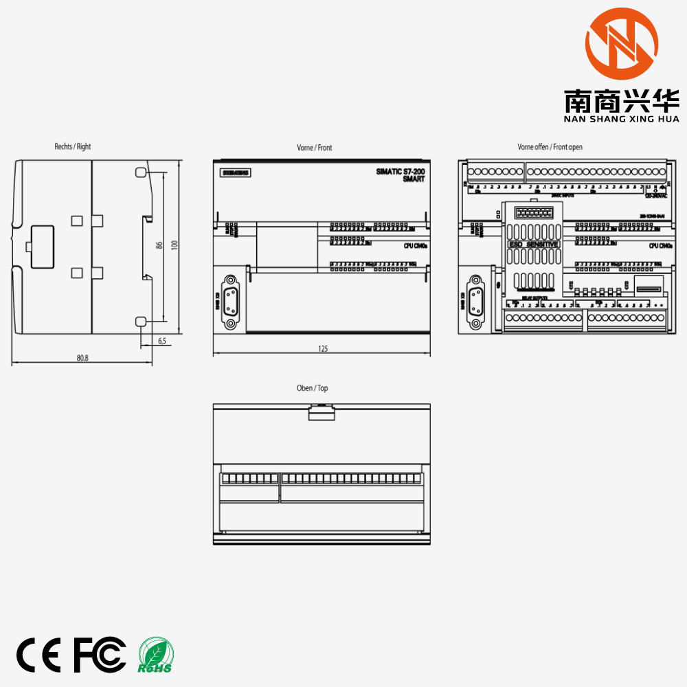 SIMATIC S7-200 SMART CPU CR40s AC/DC / Relay 24DI/16DQ - Image 2