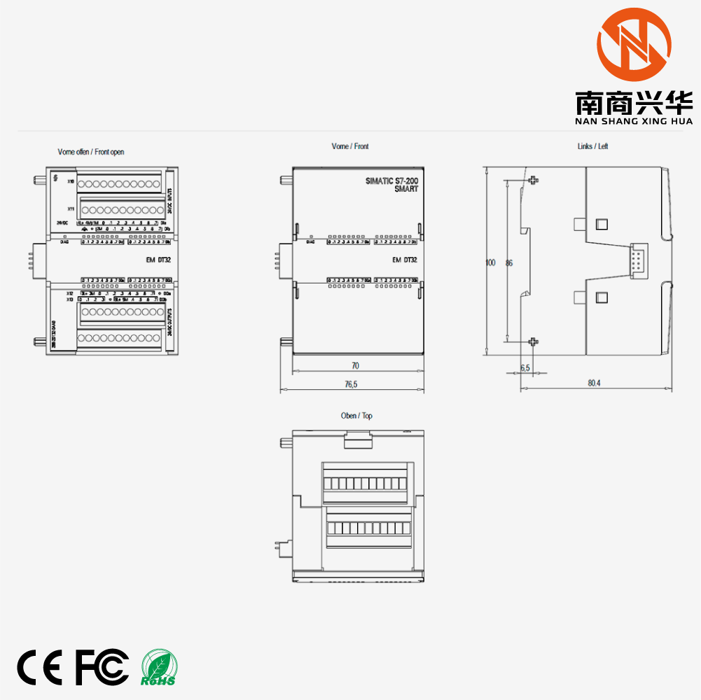 SIMATIC S7-200 SMART SM DT32, DI 16x24 VDC, DQ 16x24 VDC / 0.75 A PLC expansion module - Image 6