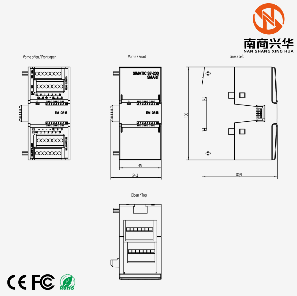 SIMATIC S7-200 SMART SM DR16, DQ 16x relays / 2A PLC expansion module - Image 2