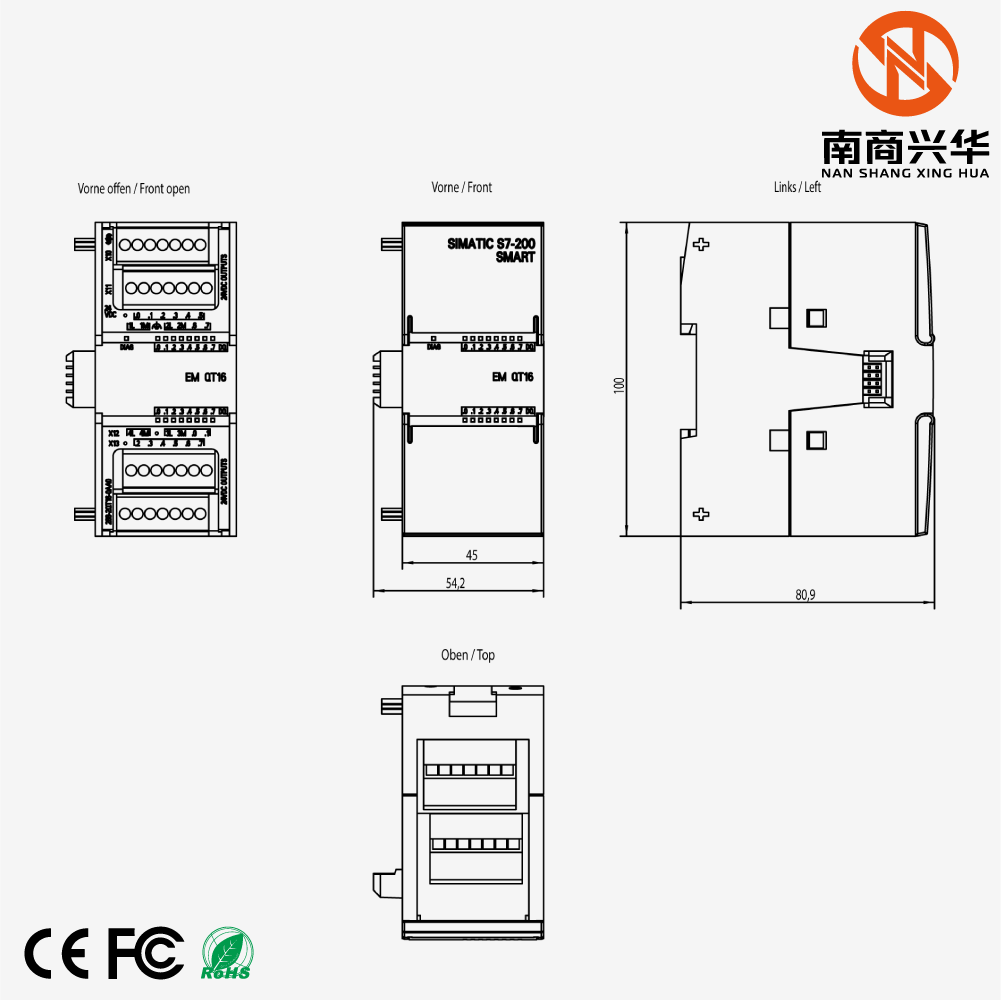 SIMATIC S7-200 SMART SM DT16, DQ 16x24 VDC/0.75 A PLC Expansion Module - Image 2
