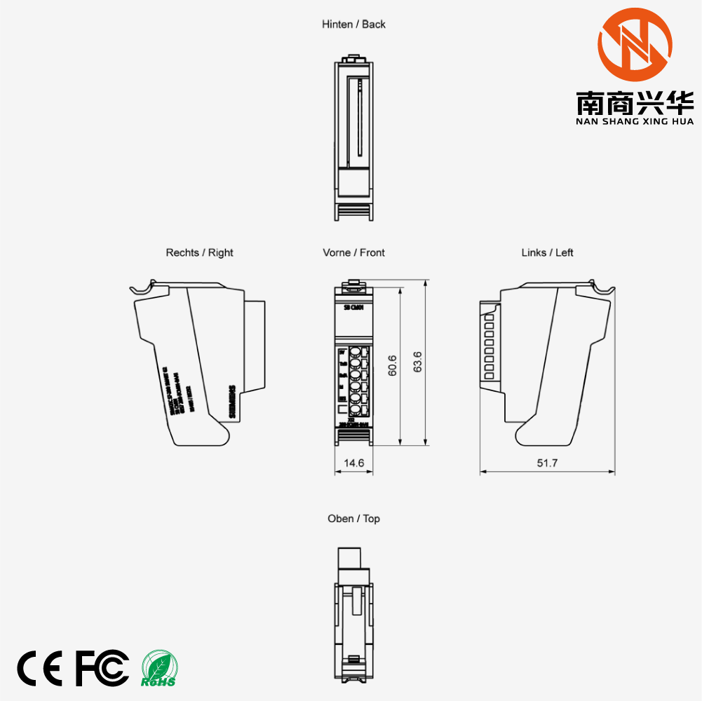 S7-200 SMART G2 SB CM01 Communication Signal Board, RS485/RS232 - Image 2